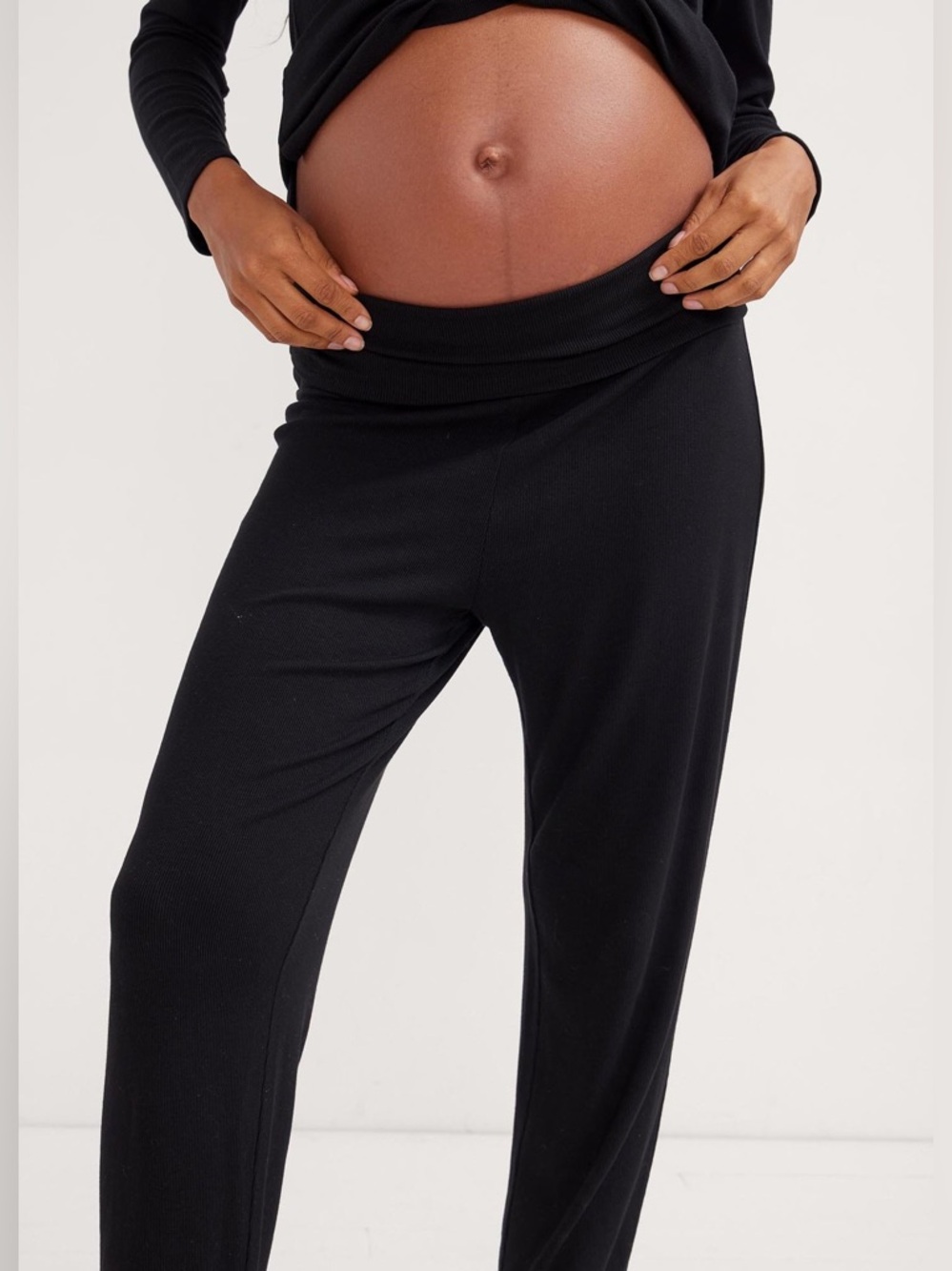 HATCH The Softest Rib Over Under Lounge Pant, size 1!
